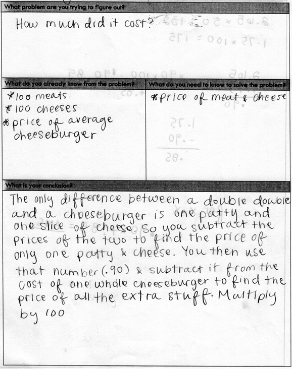 How Much Does A 100x100 InNOut Cheeseburger Cost? ‹ OpenCurriculum